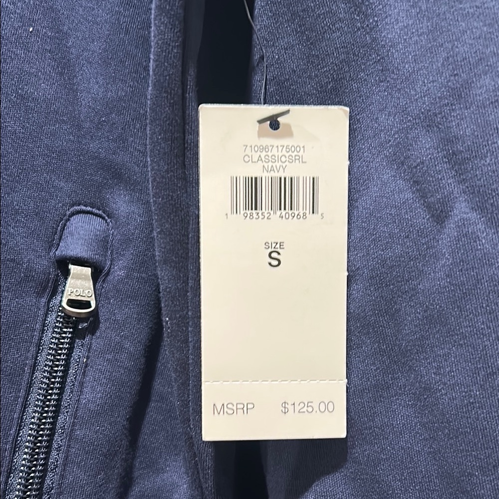 Polo by Ralph Lauren Blue and Gray Zip-Up Jacket